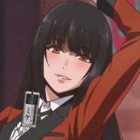 yumeko jabami aesthetic pfp.